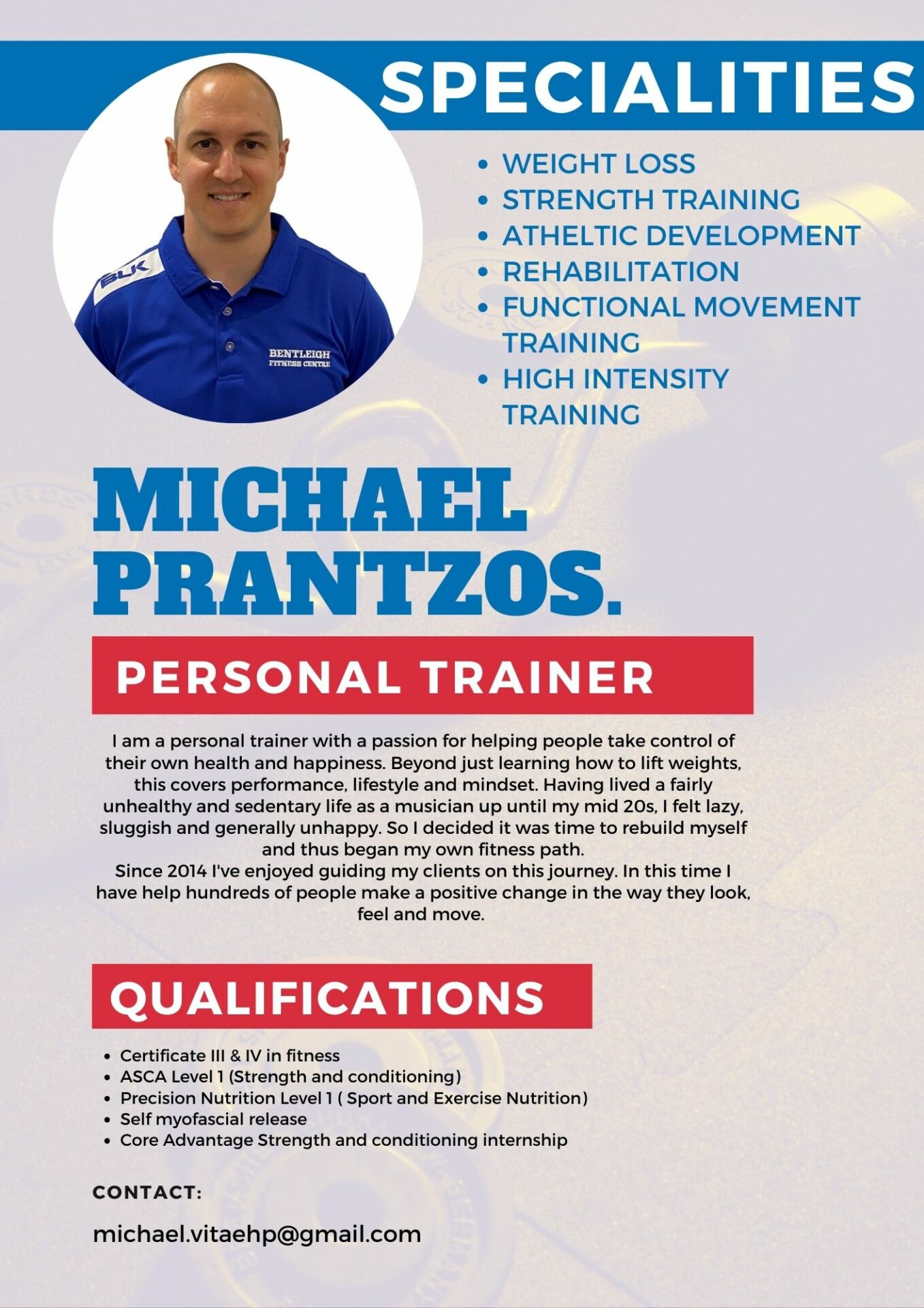 Michael PT Profile (1)